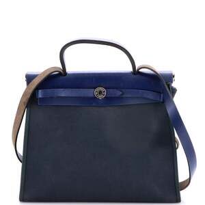 Hermes Herbag Zip Leather And Toile 31 #240961H24B